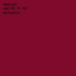 #800A2B - Monarch Color Image