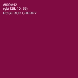 #800A42 - Rose Bud Cherry Color Image