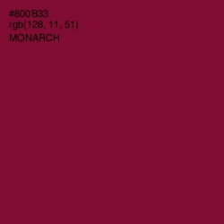 #800B33 - Monarch Color Image