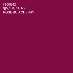 #800B42 - Rose Bud Cherry Color Image