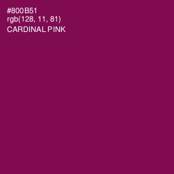 #800B51 - Cardinal Pink Color Image