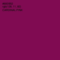 #800B52 - Cardinal Pink Color Image