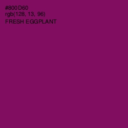 #800D60 - Fresh Eggplant Color Image