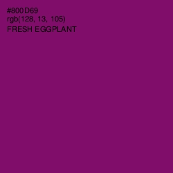 #800D69 - Fresh Eggplant Color Image