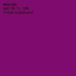 #800D6C - Fresh Eggplant Color Image