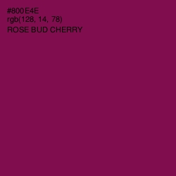 #800E4E - Rose Bud Cherry Color Image