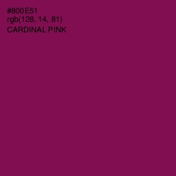 #800E51 - Cardinal Pink Color Image