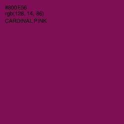 #800E56 - Cardinal Pink Color Image