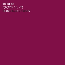 #800F48 - Rose Bud Cherry Color Image