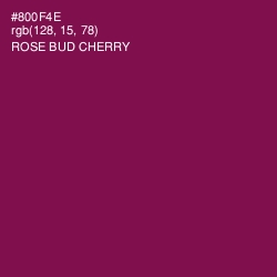 #800F4E - Rose Bud Cherry Color Image