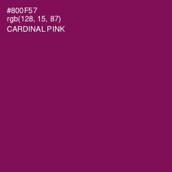 #800F57 - Cardinal Pink Color Image