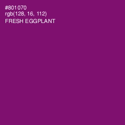 #801070 - Fresh Eggplant Color Image