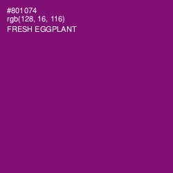 #801074 - Fresh Eggplant Color Image