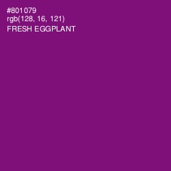 #801079 - Fresh Eggplant Color Image