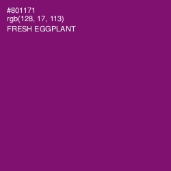 #801171 - Fresh Eggplant Color Image