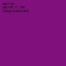 #80117C - Fresh Eggplant Color Image