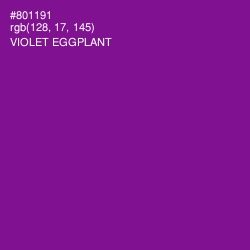 #801191 - Violet Eggplant Color Image