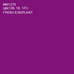 #801279 - Fresh Eggplant Color Image