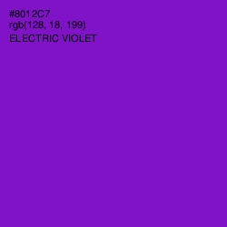 #8012C7 - Electric Violet Color Image