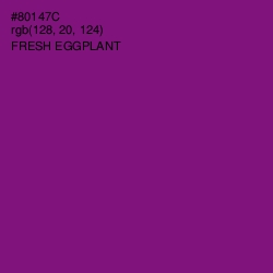 #80147C - Fresh Eggplant Color Image