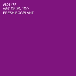 #80147F - Fresh Eggplant Color Image