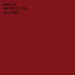 #80151A - Falu Red Color Image