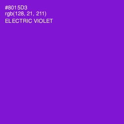 #8015D3 - Electric Violet Color Image