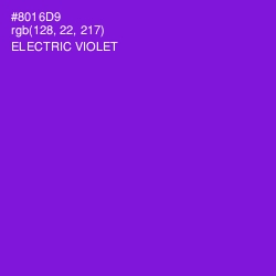 #8016D9 - Electric Violet Color Image