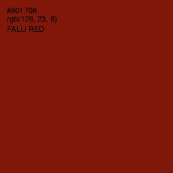 #801708 - Falu Red Color Image