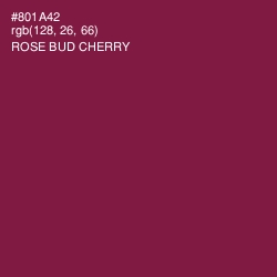 #801A42 - Rose Bud Cherry Color Image