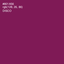 #801A56 - Disco Color Image