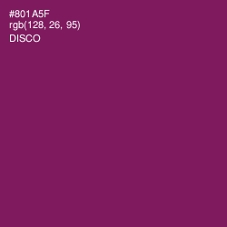 #801A5F - Disco Color Image