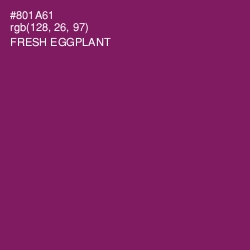 #801A61 - Fresh Eggplant Color Image