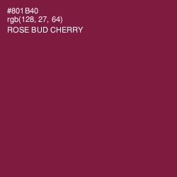 #801B40 - Rose Bud Cherry Color Image