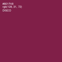 #801F48 - Disco Color Image