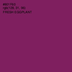 #801F60 - Fresh Eggplant Color Image