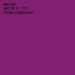 #801F6F - Fresh Eggplant Color Image