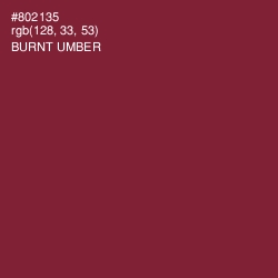 #802135 - Burnt Umber Color Image