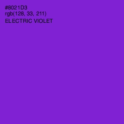 #8021D3 - Electric Violet Color Image