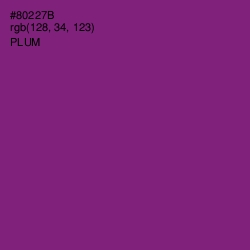 #80227B - Plum Color Image