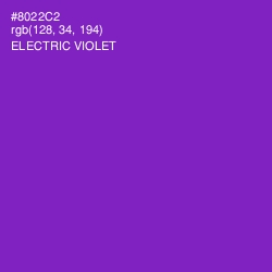 #8022C2 - Electric Violet Color Image