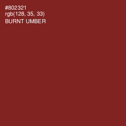 #802321 - Burnt Umber Color Image