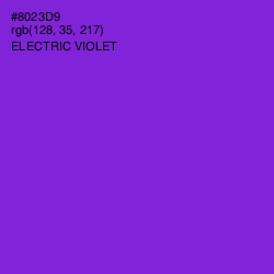 #8023D9 - Electric Violet Color Image