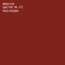 #80241B - Red Robin Color Image