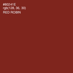 #80241E - Red Robin Color Image