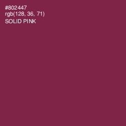 #802447 - Solid Pink Color Image