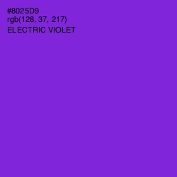 #8025D9 - Electric Violet Color Image