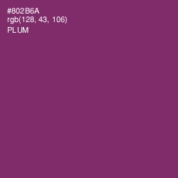 #802B6A - Plum Color Image