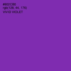 #802CB0 - Vivid Violet Color Image