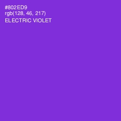 #802ED9 - Electric Violet Color Image